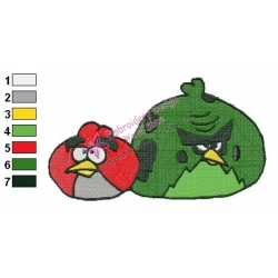 Angry Birds Space Embroidery Design 10